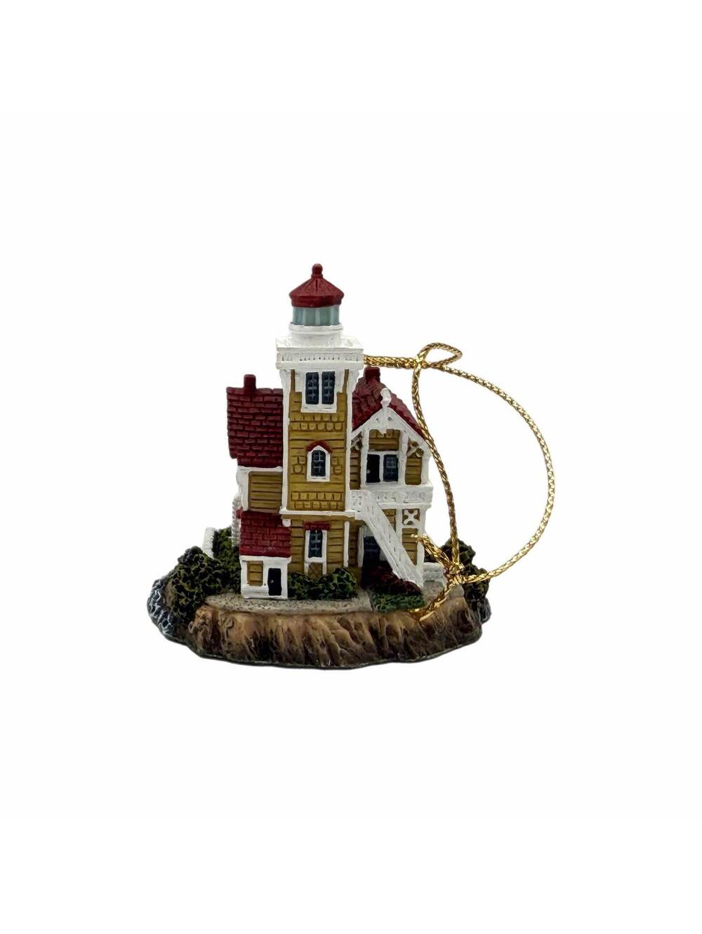 2004 Harbour Lights Lighthouse Christmas Ornament East Brother California